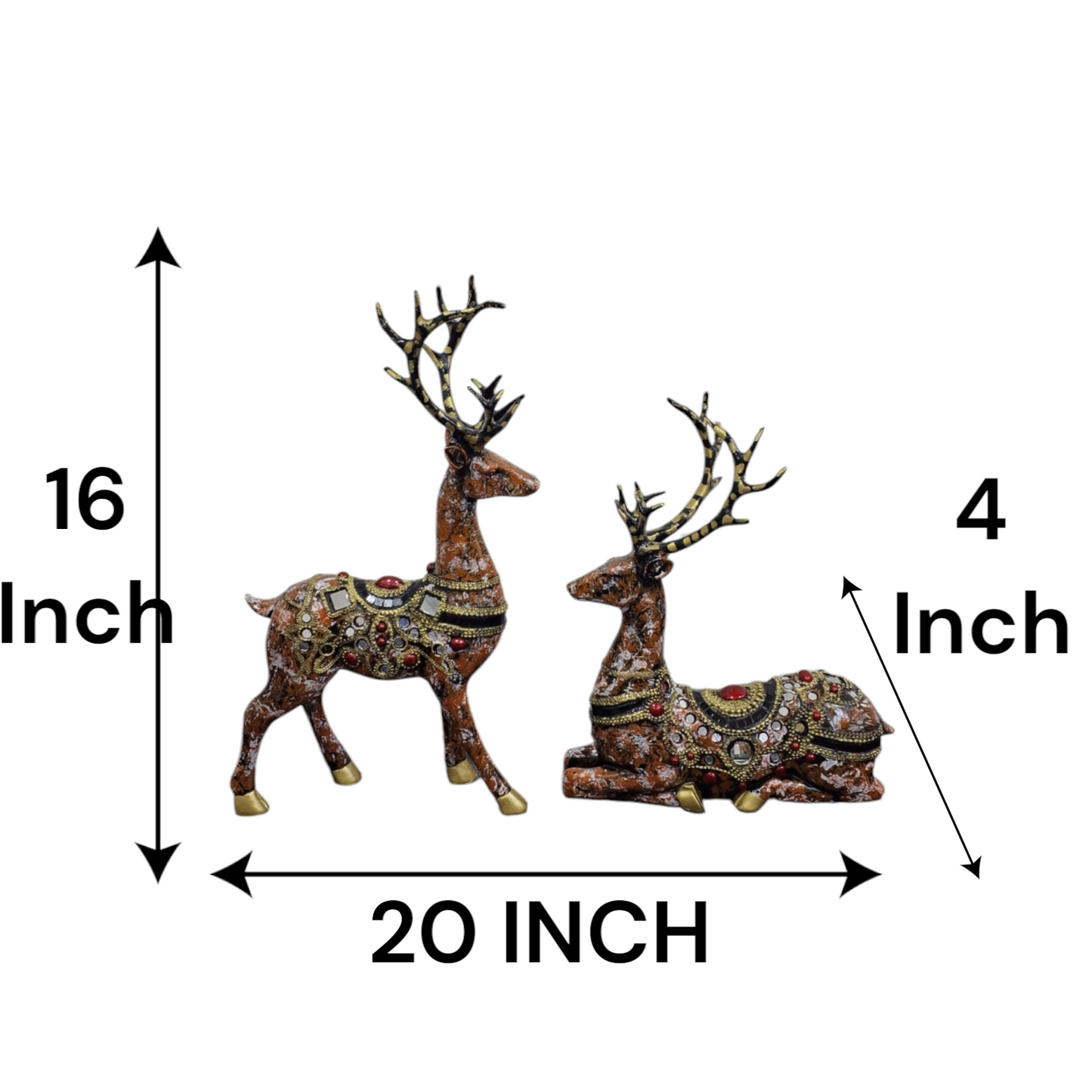 Deer Set of 2