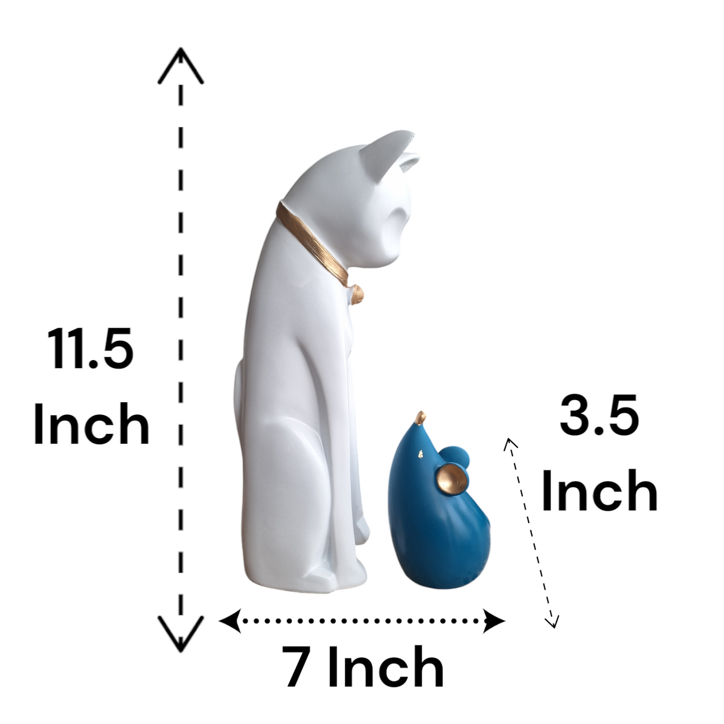Cat and Rat Modern Art Set