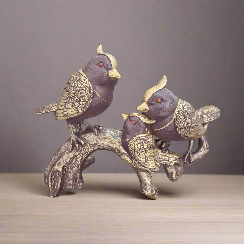 Purple Sparrow Family