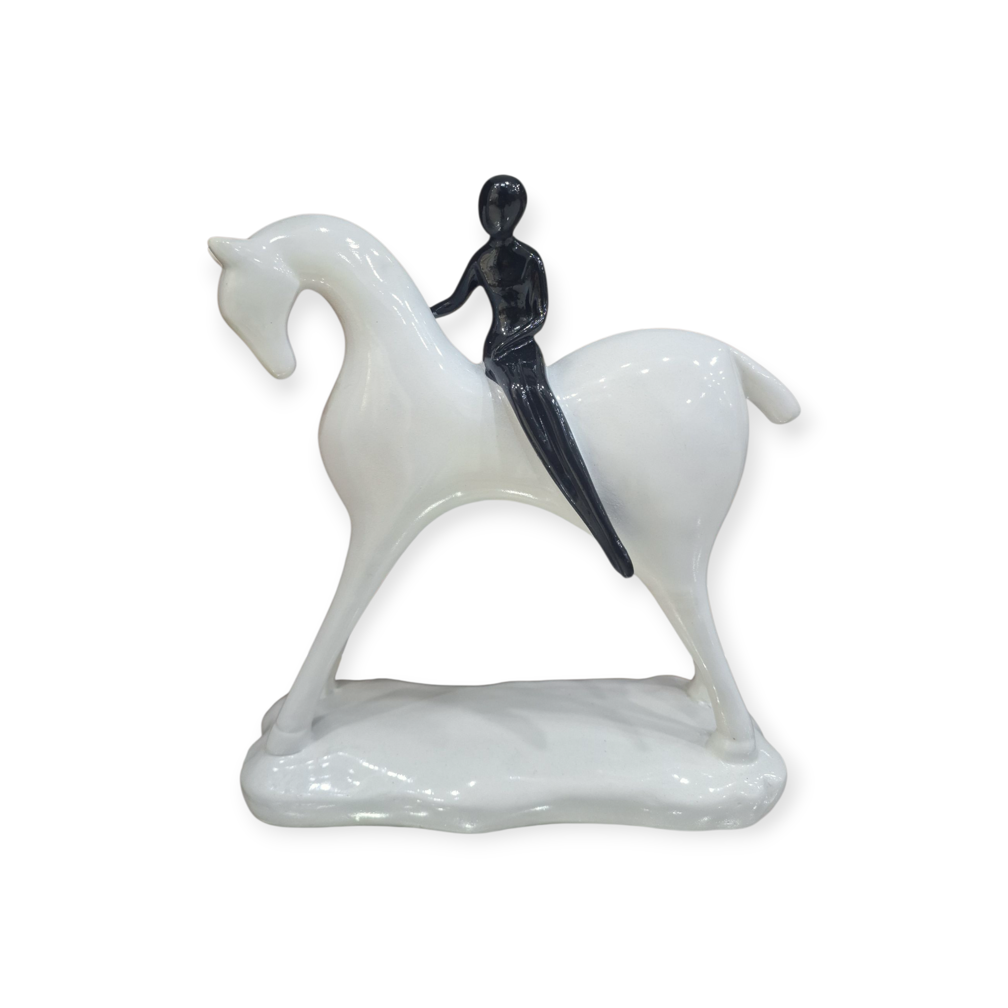 Horse Modern Art Showpiece