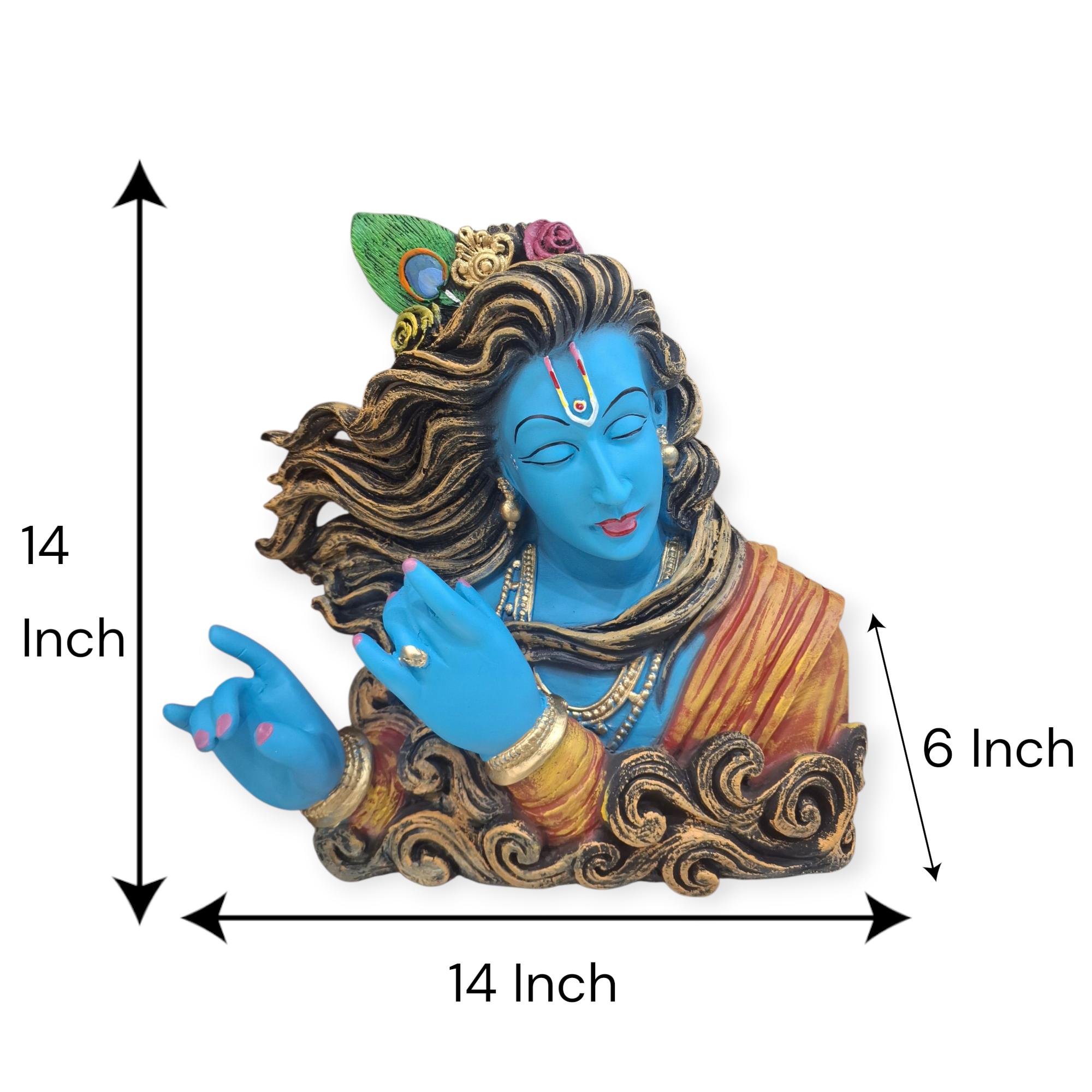 Krishna Showpiece ( Medium Size )