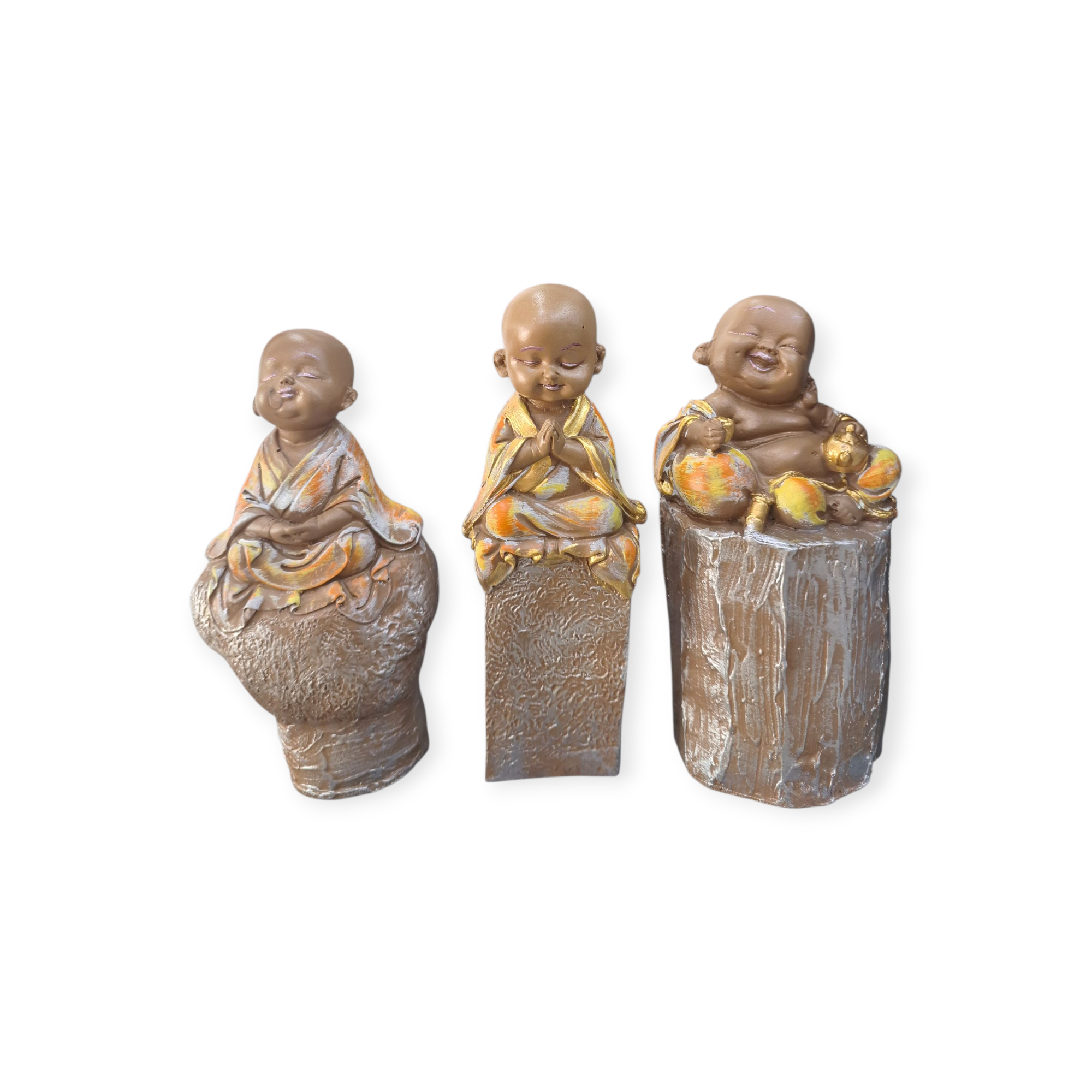 Laughing Buddha Set of 3