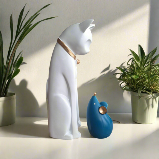 Cat and Rat Modern Art Set