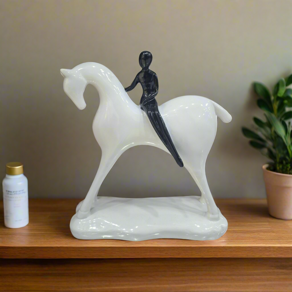 Horse Modern Art Showpiece