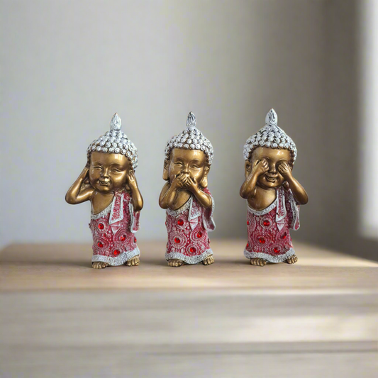Cute Buddha Monks