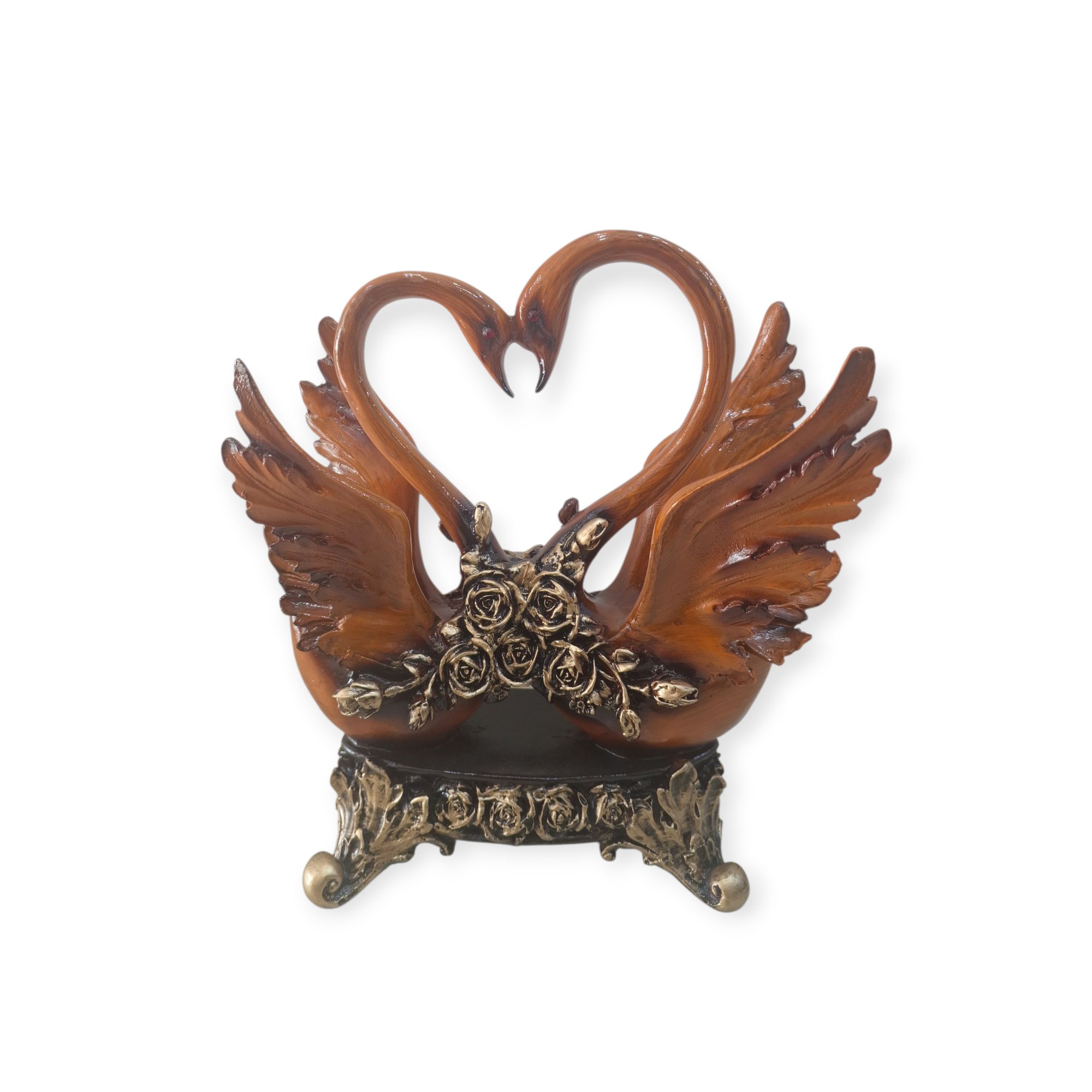 Heart Swan ( Polyresin )