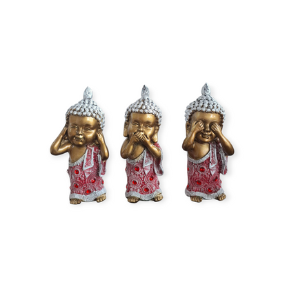 Cute Buddha Monks