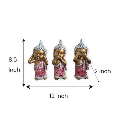 Cute Buddha Monks